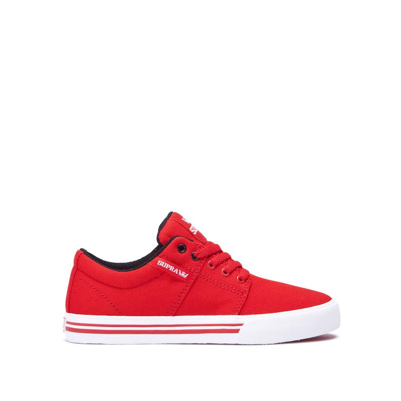 Zapatillas Bajas Supra Argentina Niños - STACKS II VULC Rojas (IWKNT-5931)